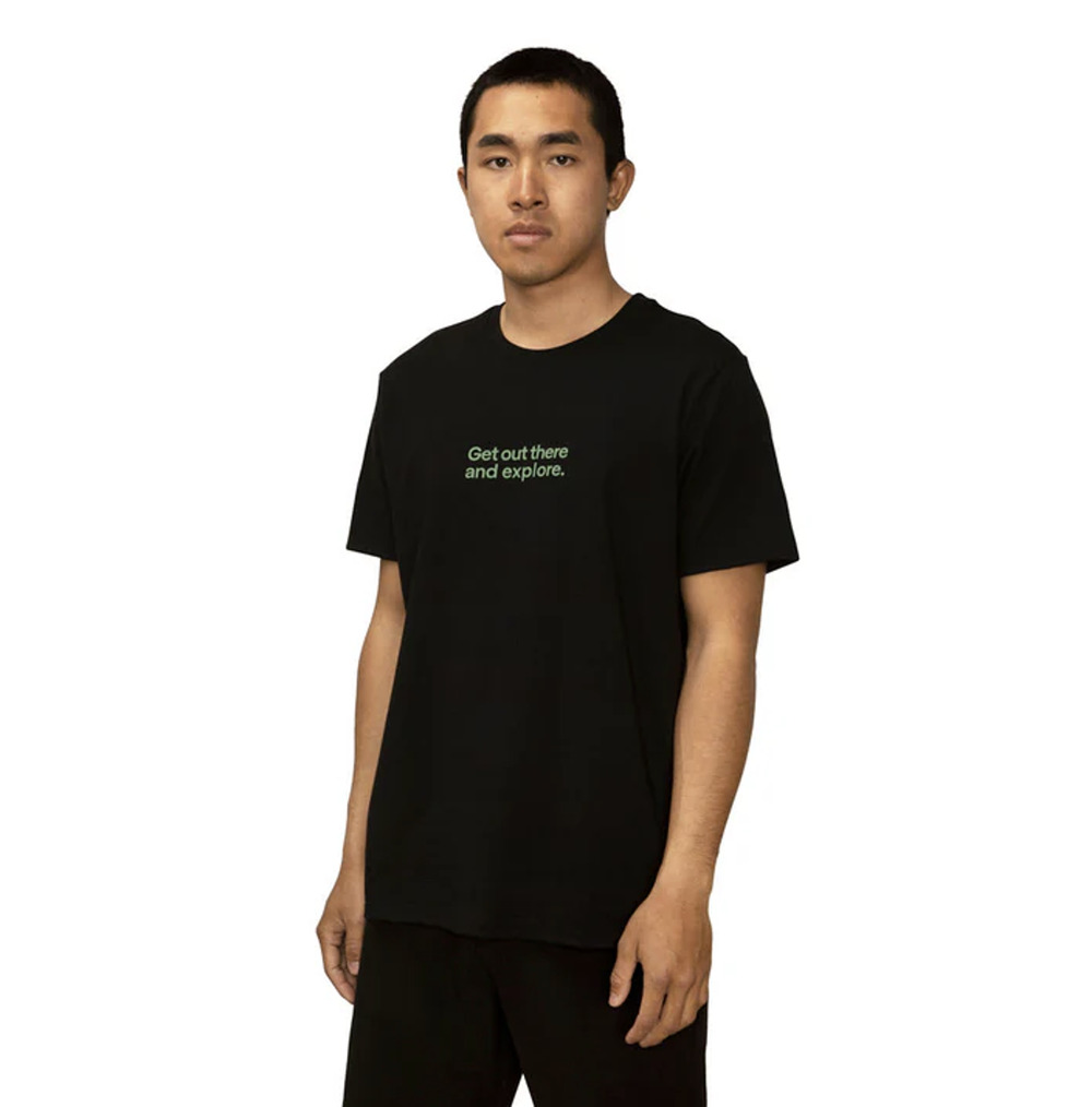 NEW! Florence Marine X Men's Large GOTAE Organic Black Short Sleeve T-Shirt M13